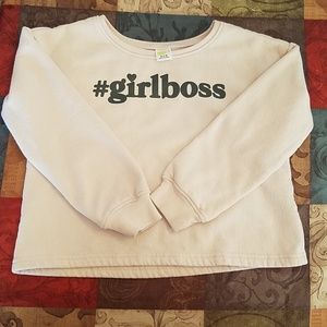 Girl's baby pink sweater